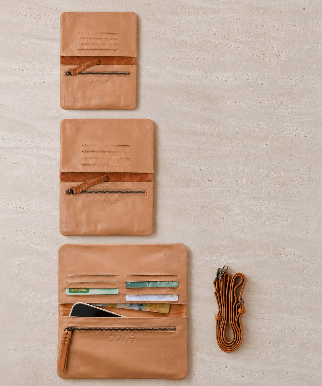 Agatha Phone Wallet Olive