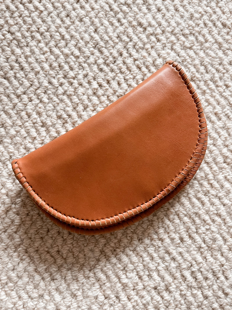 Gabrielle Whipstitch Wallet Walnut