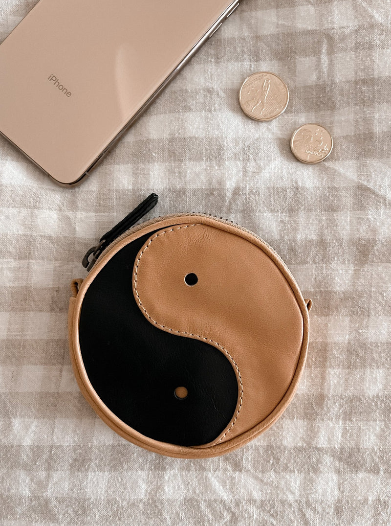 Yin Yang Coin Purse Black