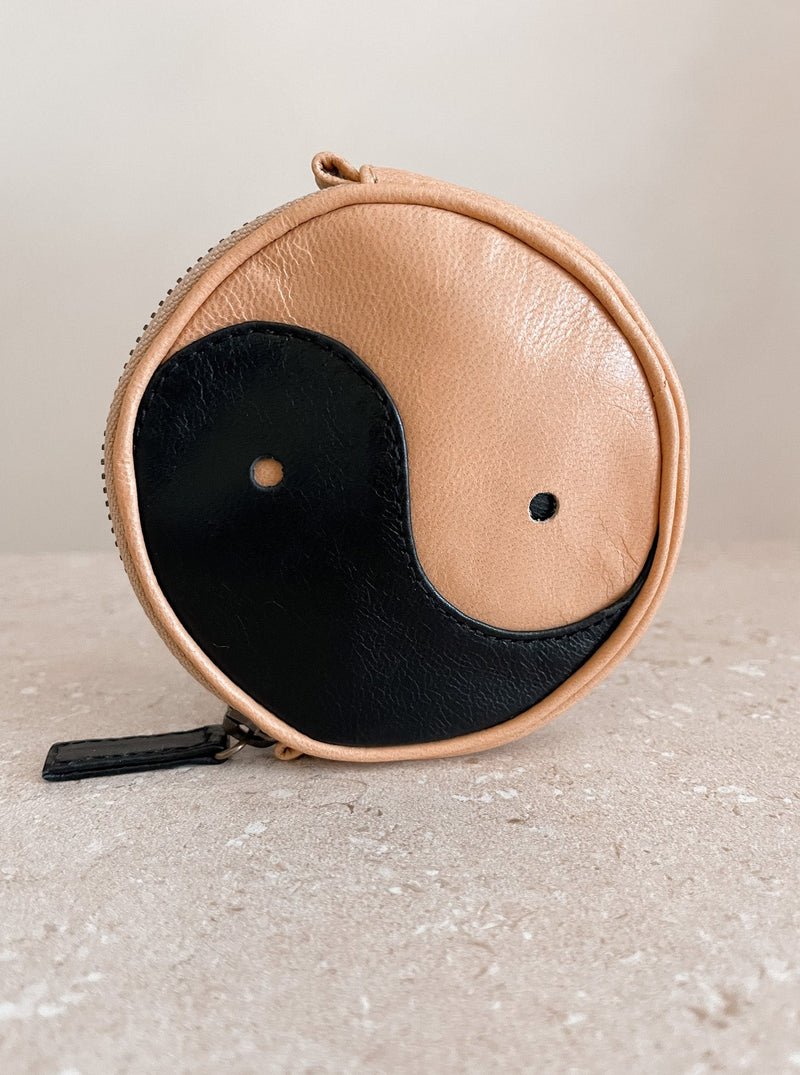 Yin Yang Coin Purse Black