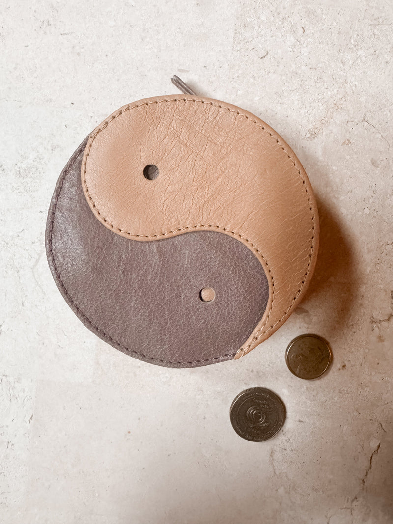Yin Yang Coin Purse Mulberry