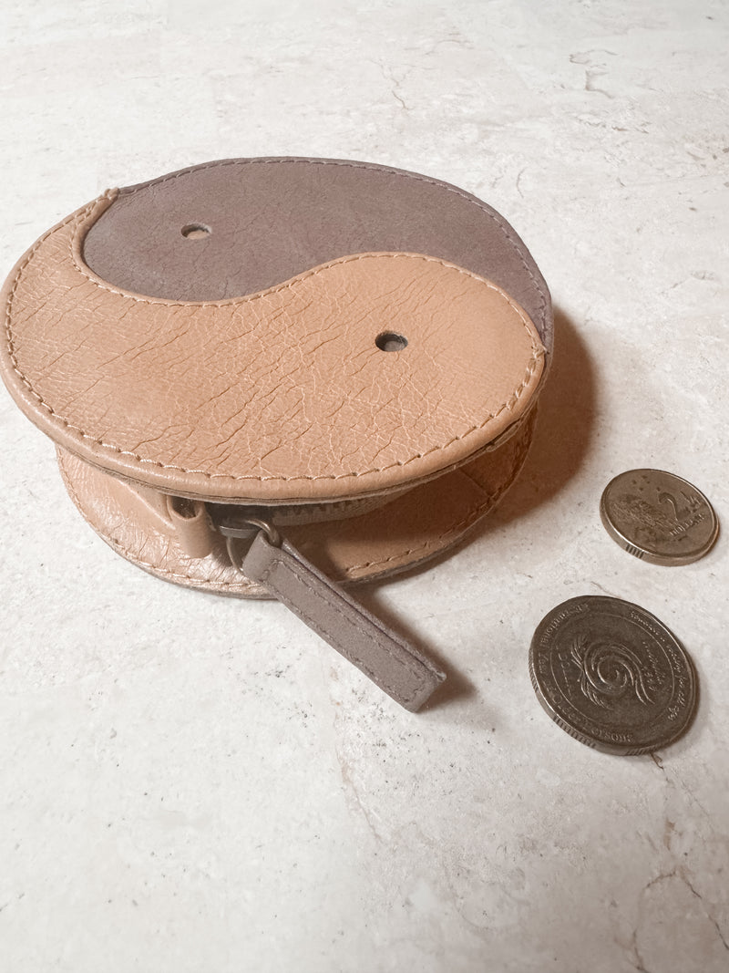 Yin Yang Coin Purse Mulberry