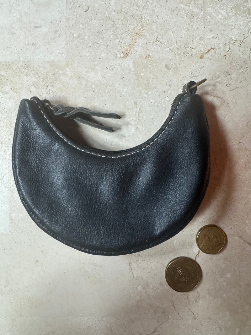 Moon Coin Purse Black