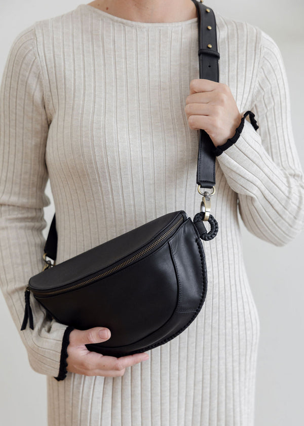 Haven Crossbody Belt Bag Black