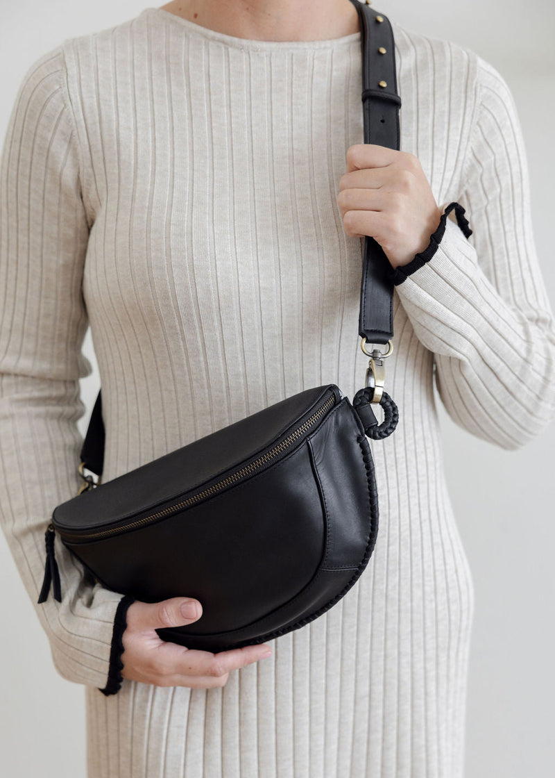 Haven Crossbody Belt Bag Black