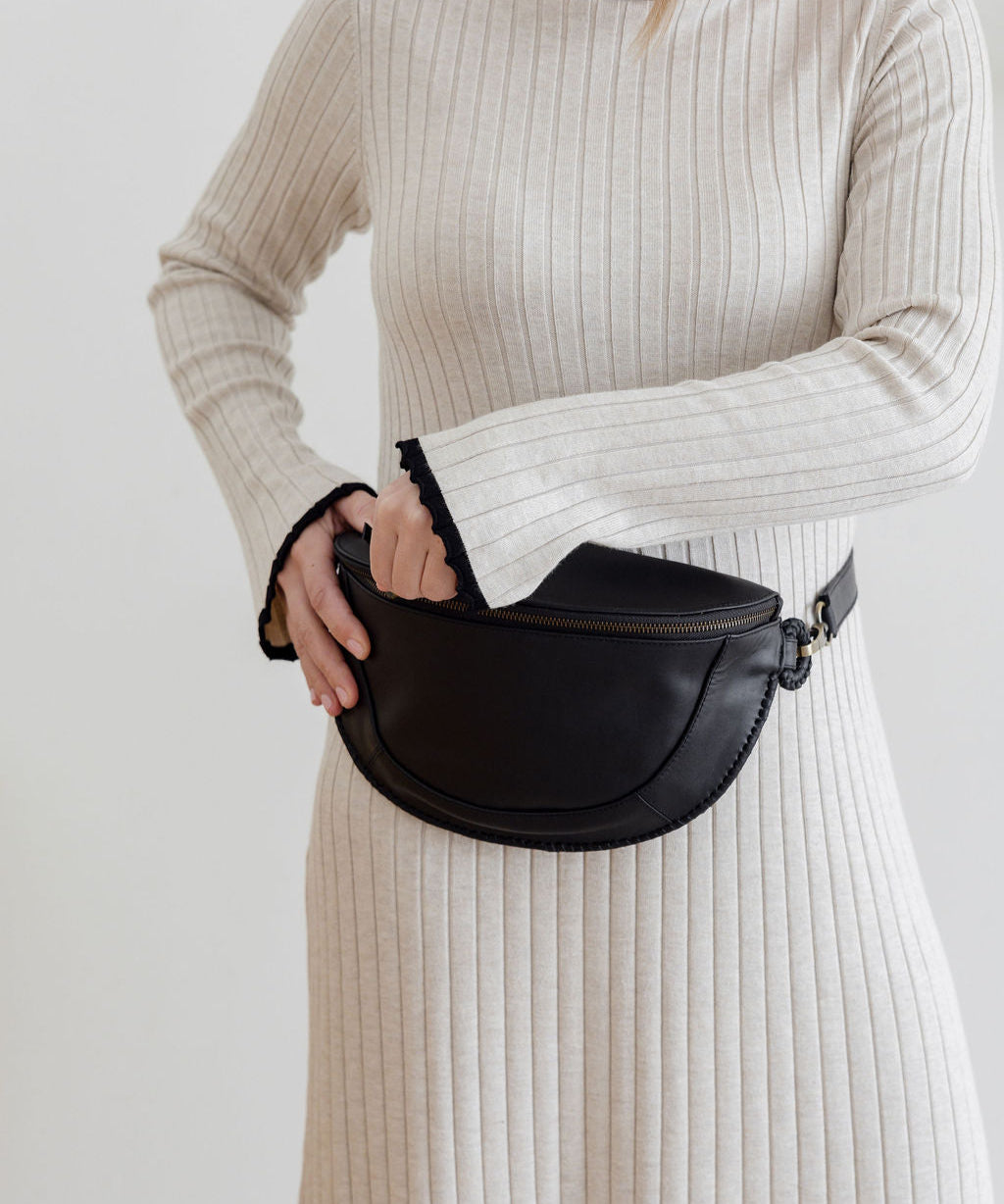 Haven Crossbody Belt Bag Black