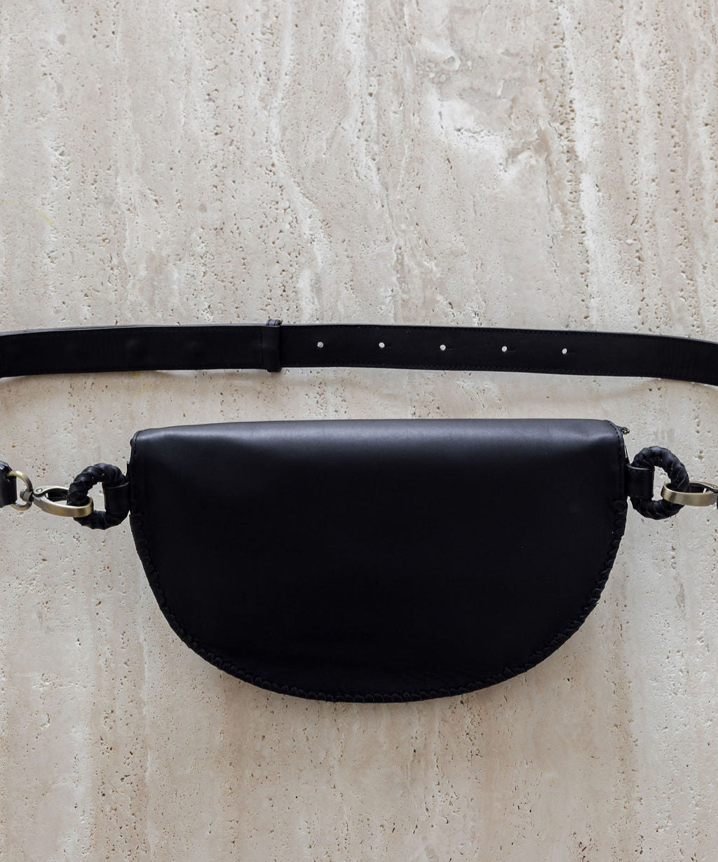 Haven Crossbody Belt Bag Black