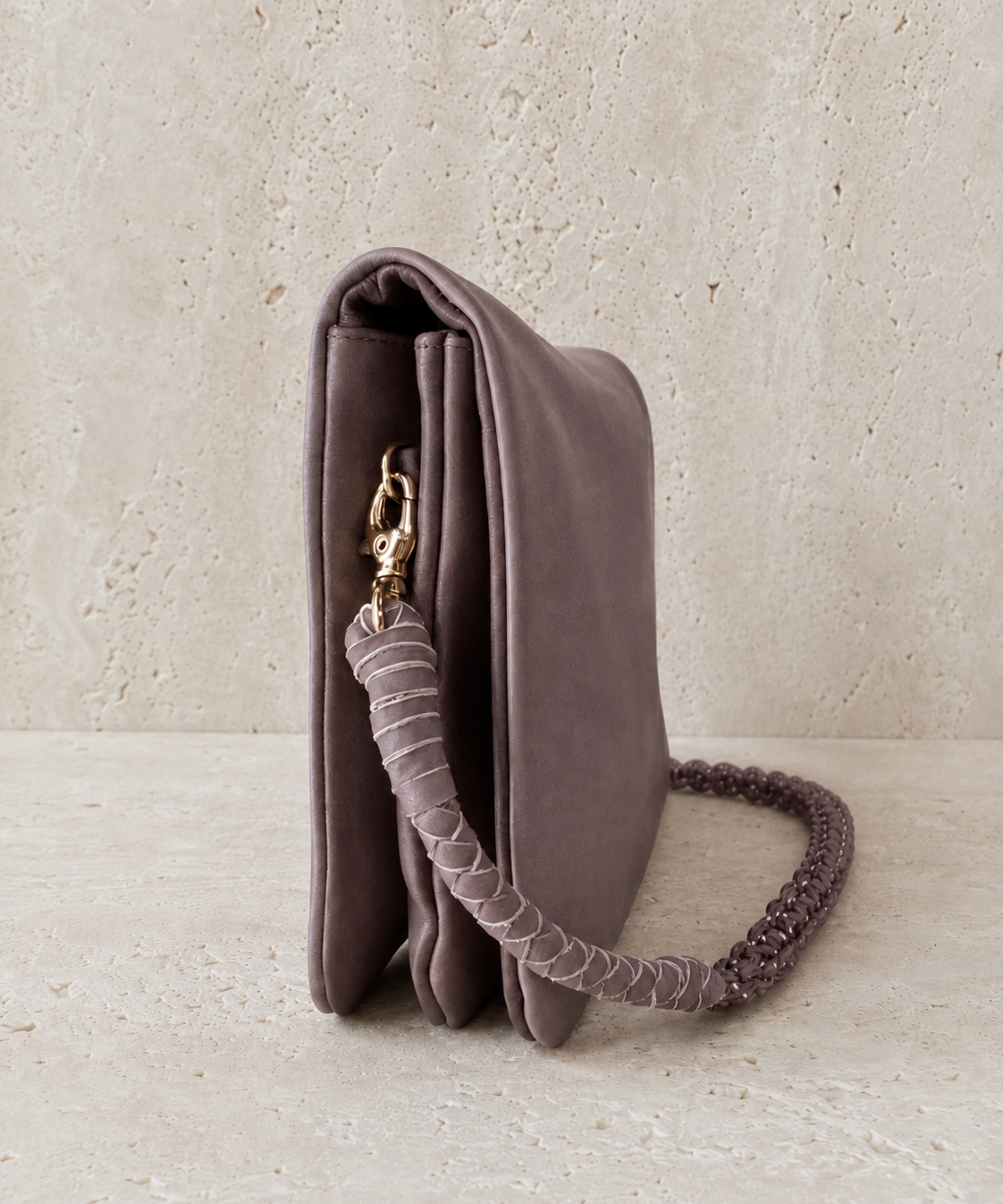 Vivi Crossbody Wallet Bag Mulberry/Chocolate