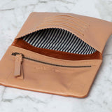Agatha Phone Wallet Pecan
