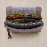 Vivi Crossbody Wallet Bag Chocolate/Mulberry