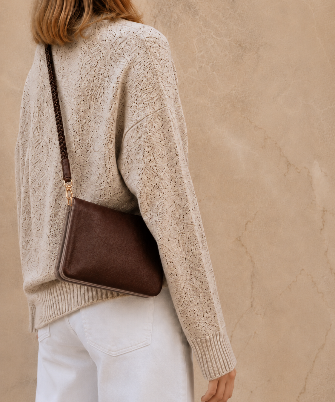Vivi Crossbody Wallet Bag Chocolate/Mulberry
