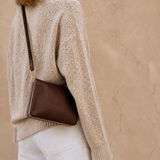 Vivi Crossbody Wallet Bag Chocolate/Mulberry