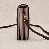 Vivi Crossbody Wallet Bag Chocolate/Mulberry