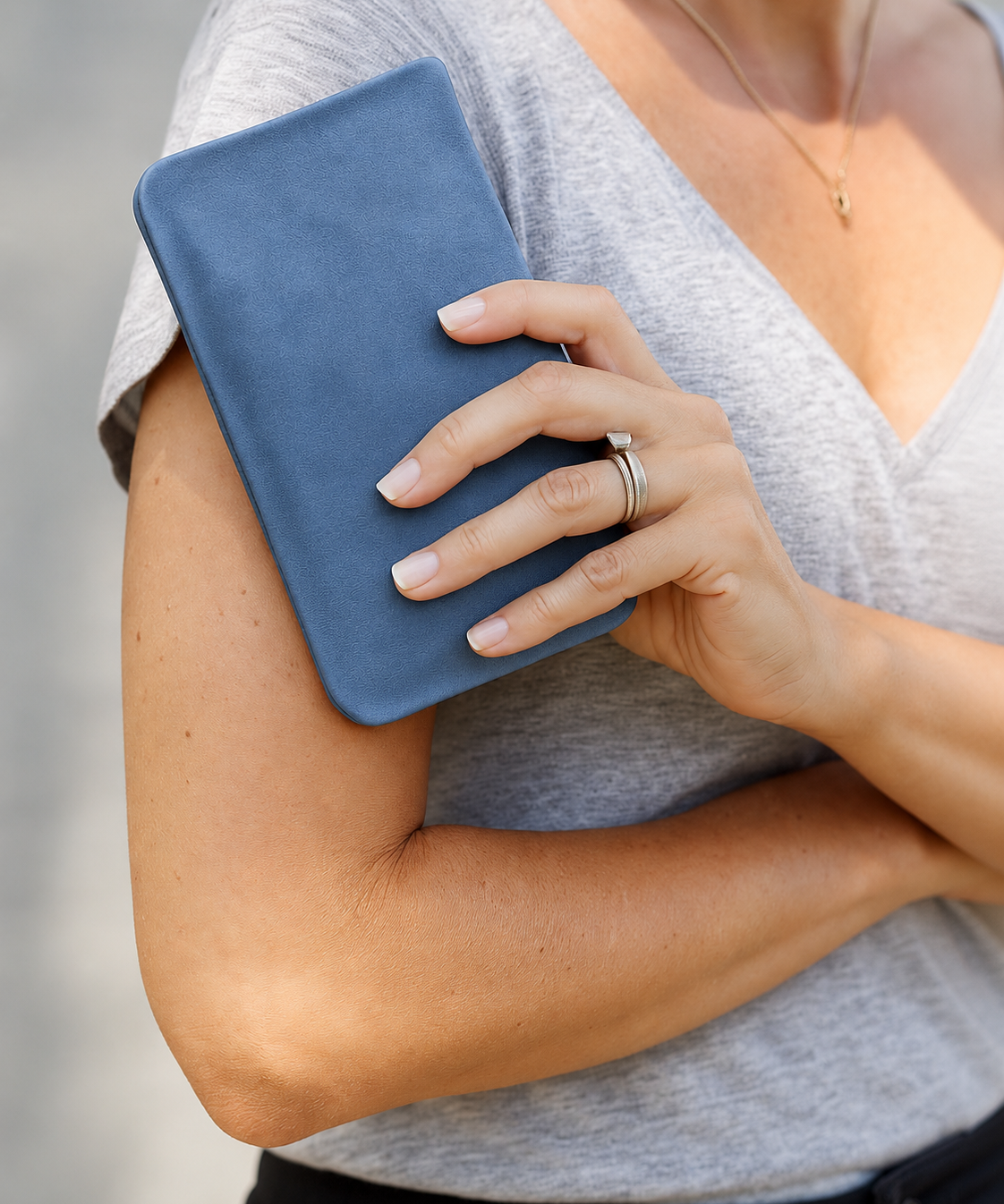 Agatha Phone Wallet Denim