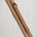 Biscuit/Nude Leather Detachable Cross Body Strap for Agatha 20cm Grande Wallet