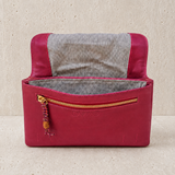 Vivi Crossbody Wallet Bag Pecan/Grape