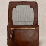 Vivi Crossbody Wallet Bag Mulberry/Chocolate