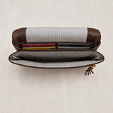 Vivi Crossbody Wallet Bag Mulberry/Chocolate
