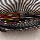 Vivi Crossbody Wallet Bag Mulberry/Chocolate