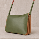 Vivi Crossbody Wallet Bag Olive/Bloom