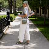 Vivi Crossbody Wallet Bag Olive/Bloom