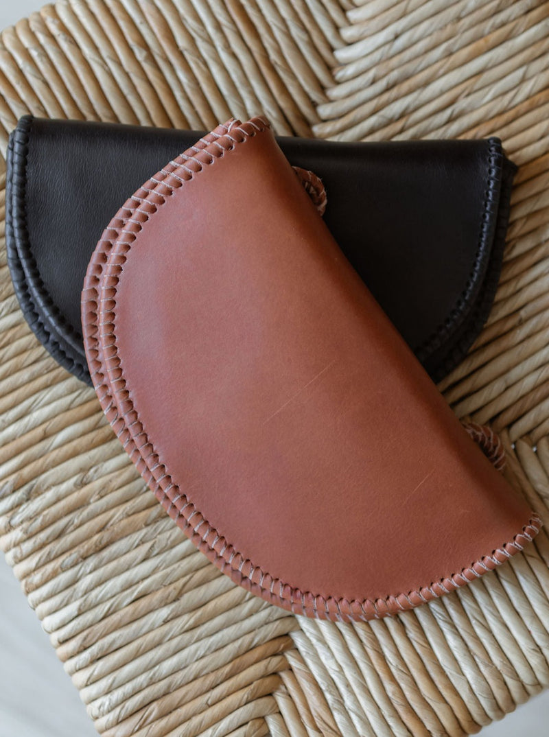 Gabrielle Whipstitch Wallet Walnut