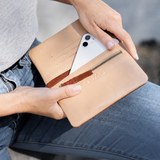 Agatha Phone Wallet Pecan