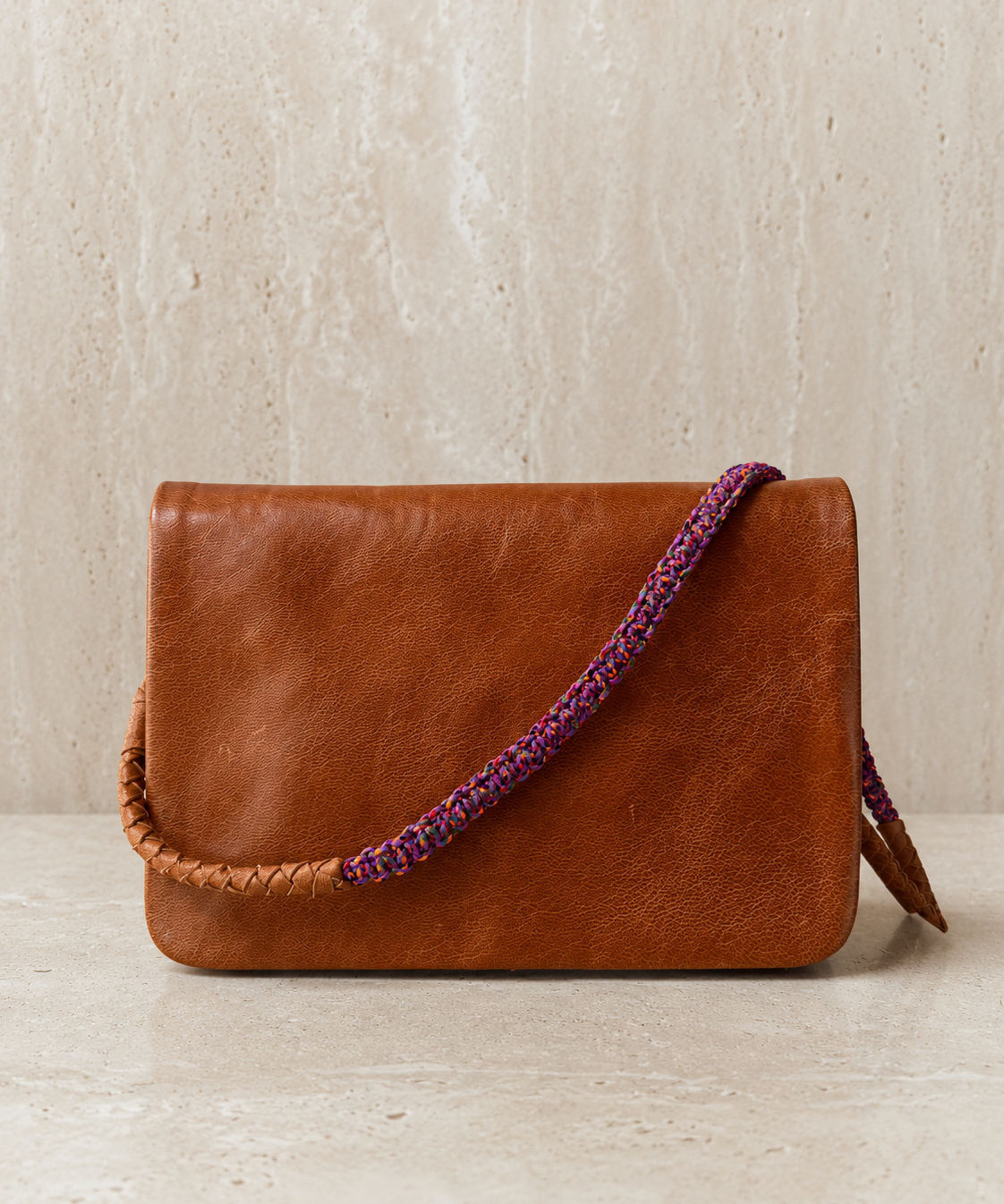 Vivi Crossbody Wallet Bag Pecan/Grape