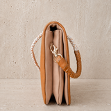 Vivi Crossbody Wallet Bag Gingerbread/Vanilla