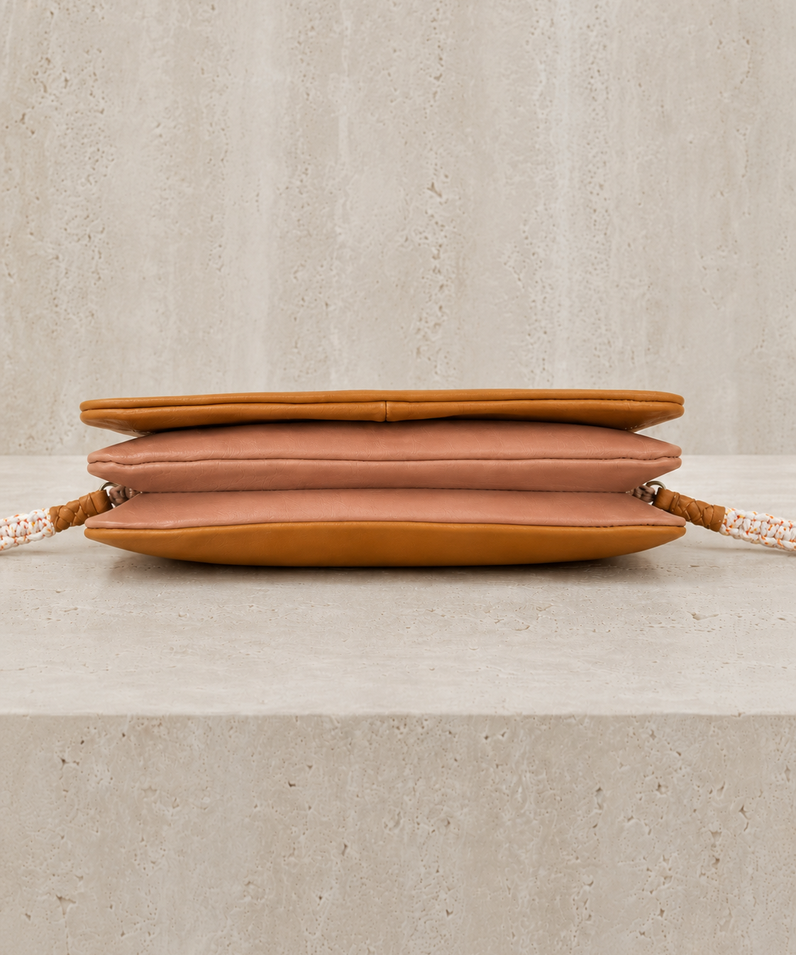 Vivi Crossbody Wallet Bag Gingerbread/Vanilla