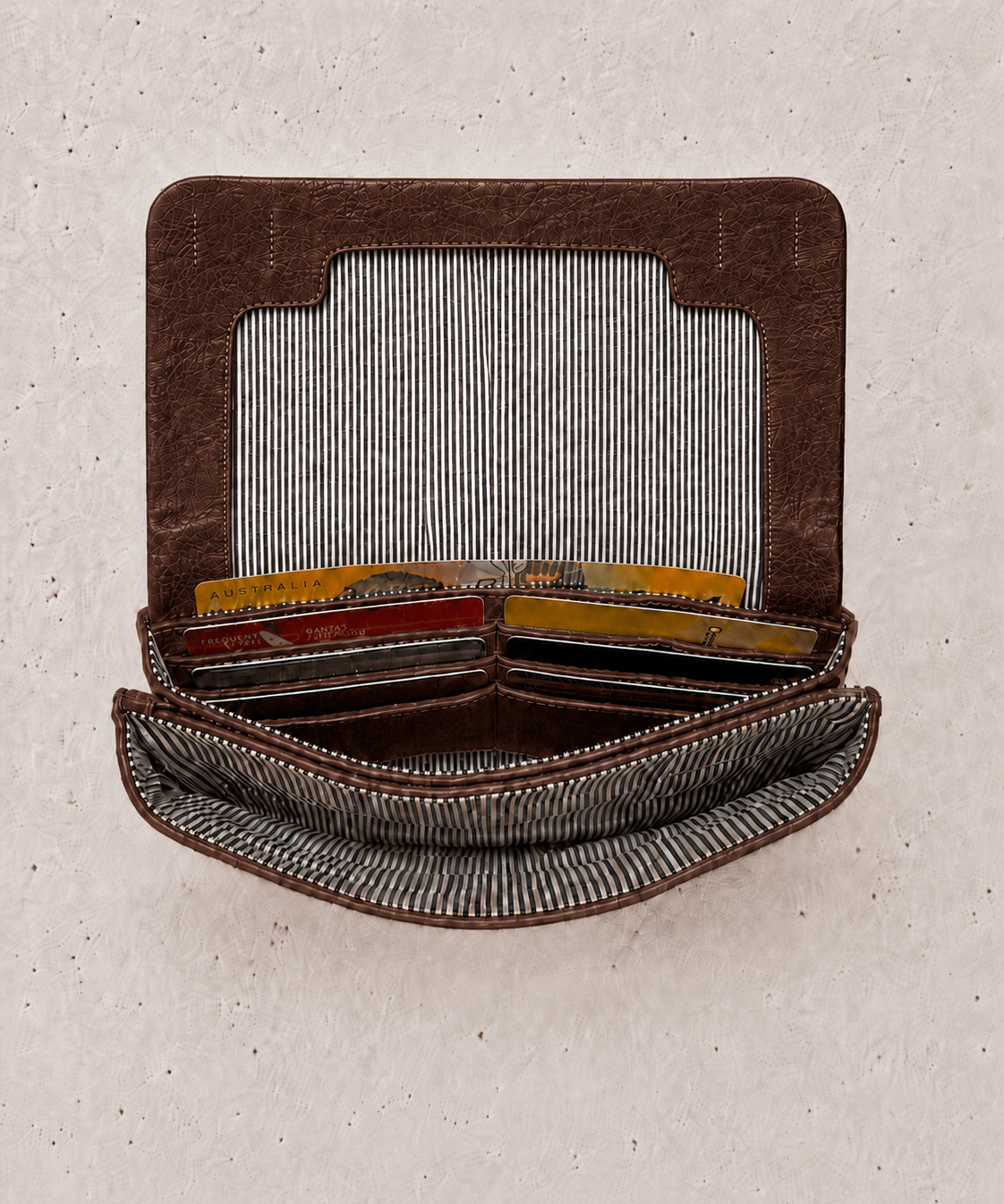 Vivi Crossbody Wallet Bag Mulberry/Chocolate
