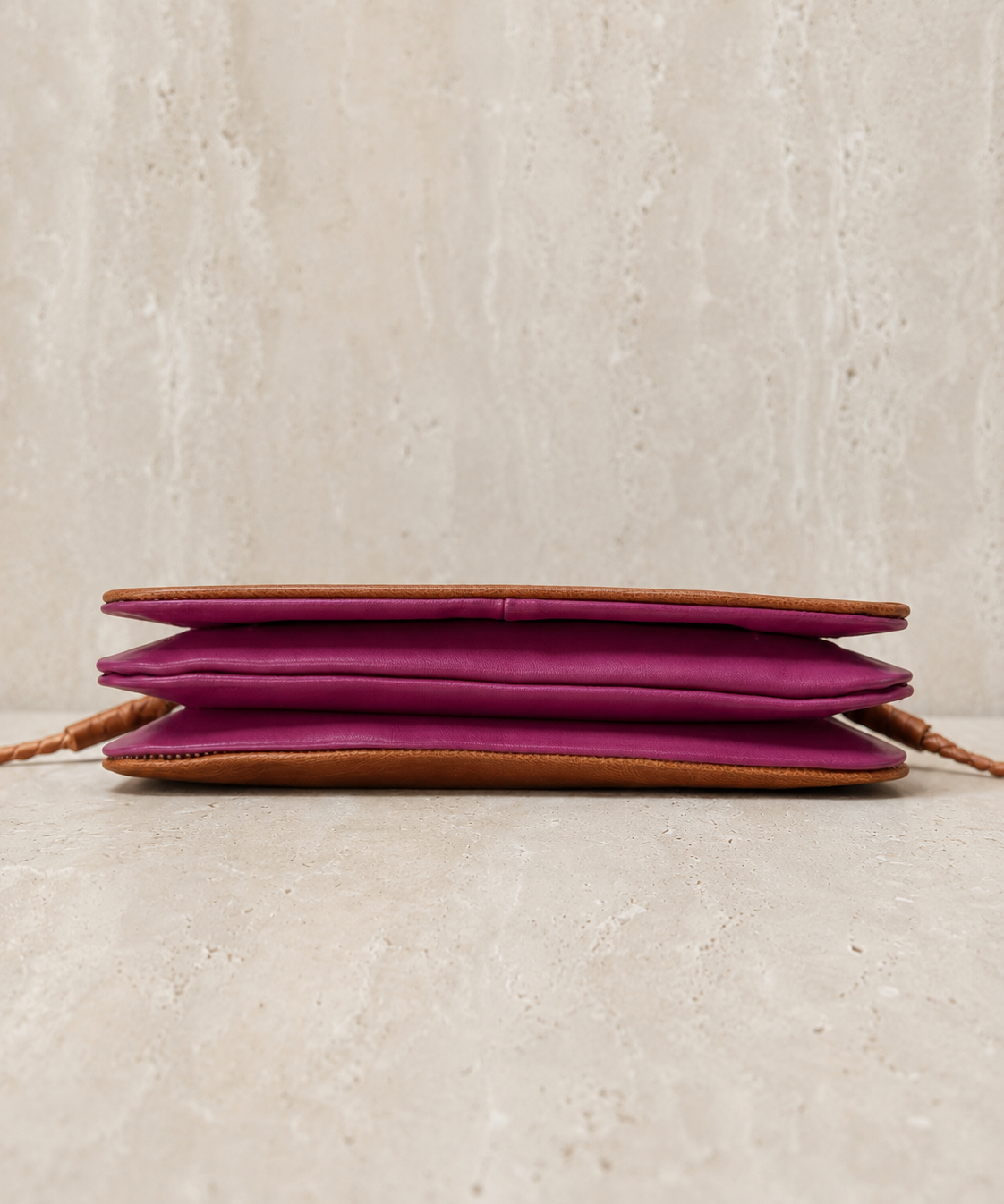 Vivi Crossbody Wallet Bag Pecan/Grape