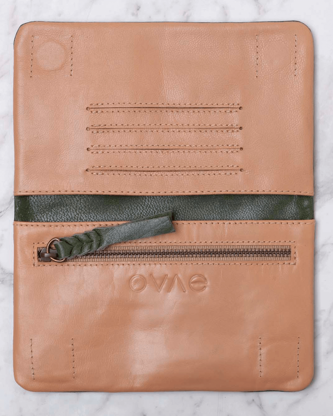 Agatha Soft Wallet Olive
