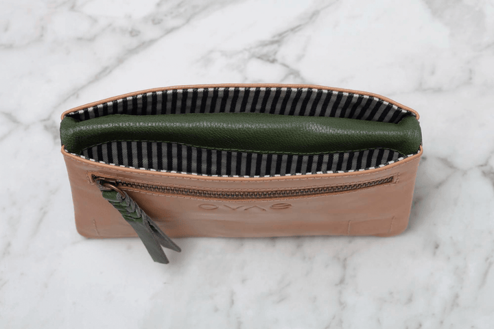 Agatha Soft Wallet Olive