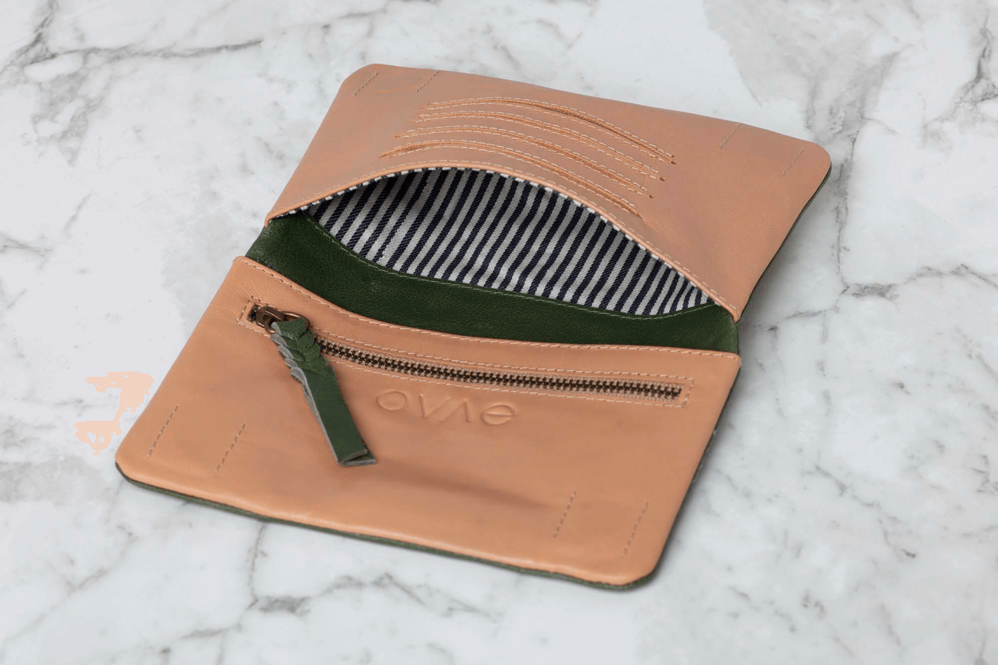 Agatha Soft Wallet Olive