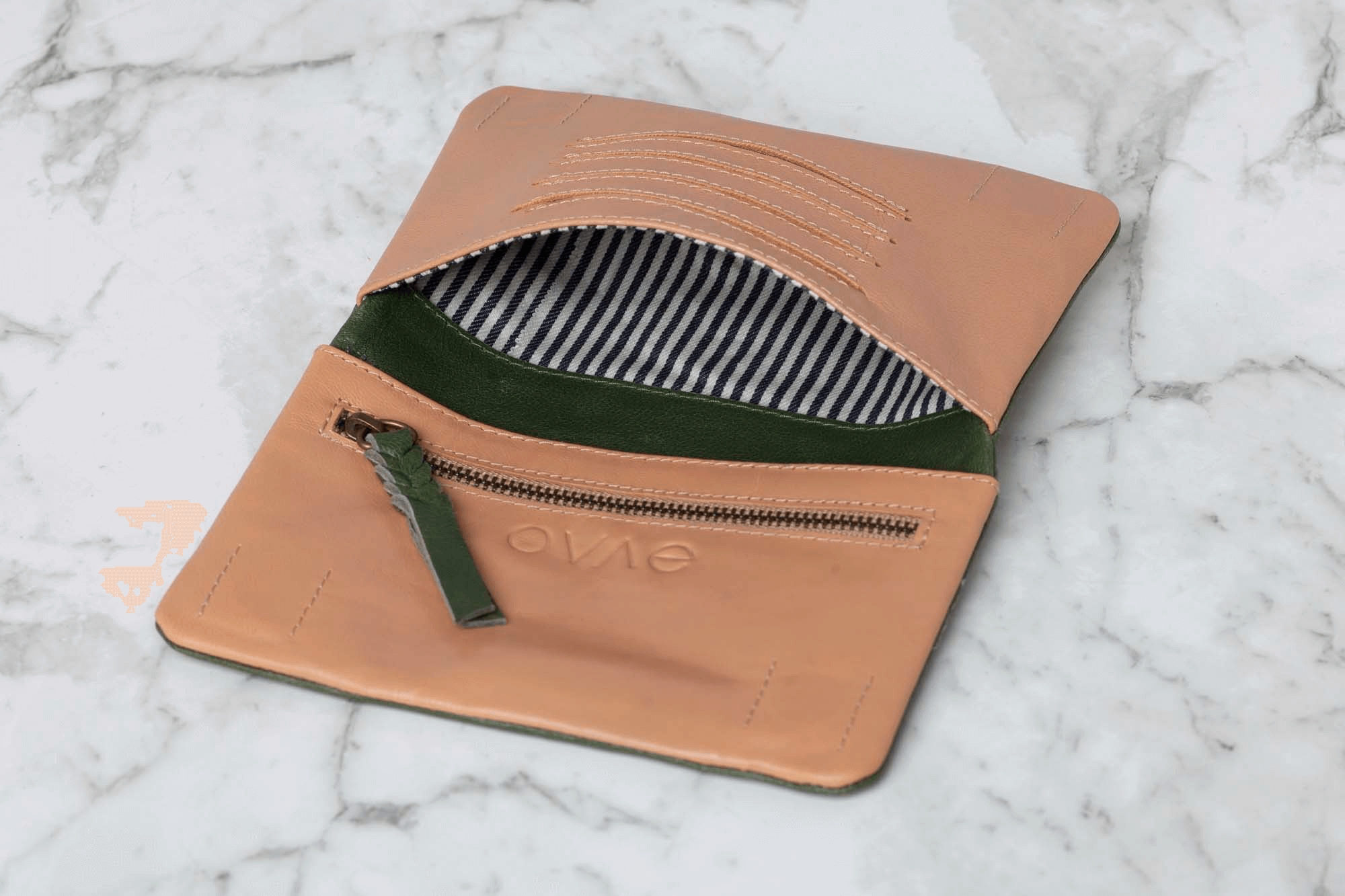Agatha Soft Wallet Olive