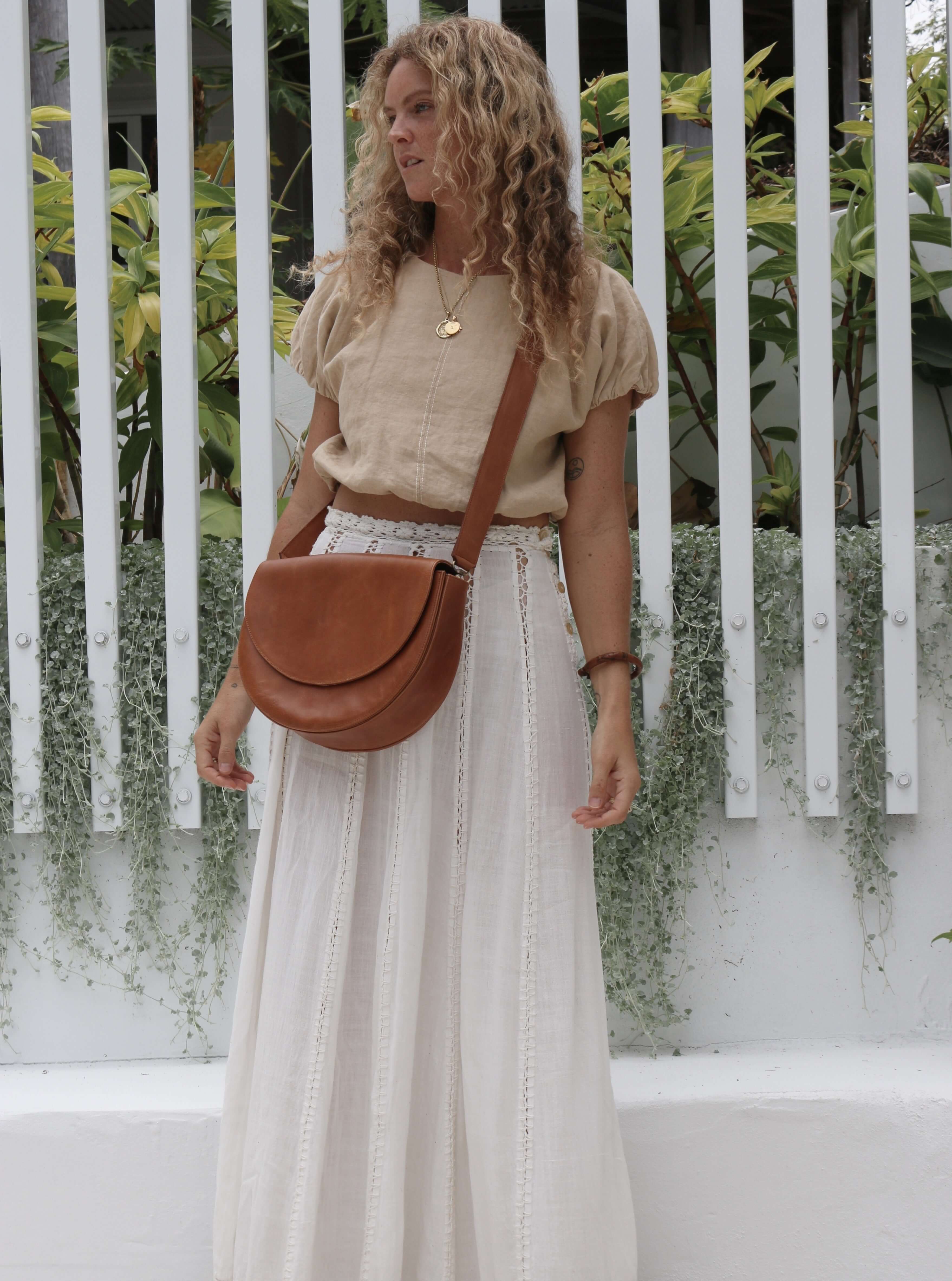 Luna Minimalist Bag Walnut