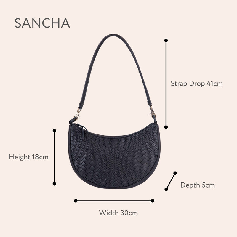 Sancha Shoulder Bag Black