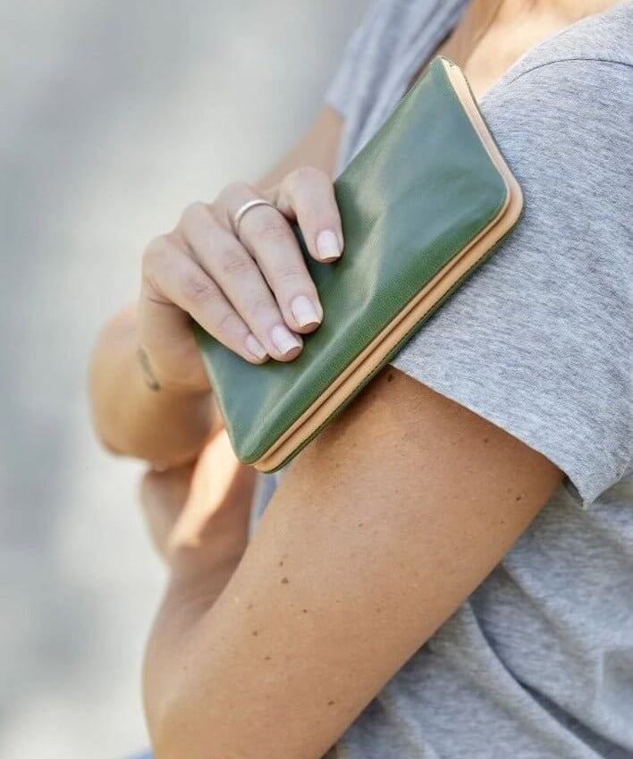Agatha Soft Wallet Olive
