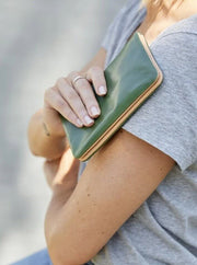 Agatha Soft Wallet Olive