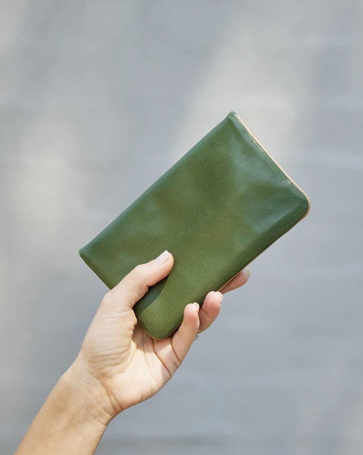 Agatha Soft Wallet Olive