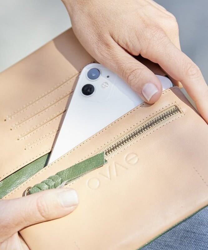 Agatha Soft Wallet Olive