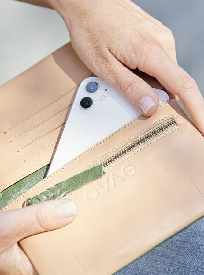 Agatha Soft Wallet Olive