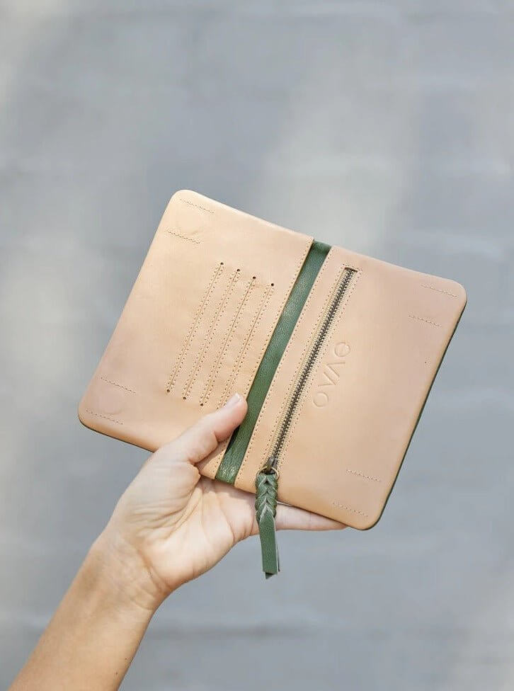 Agatha Soft Wallet Olive