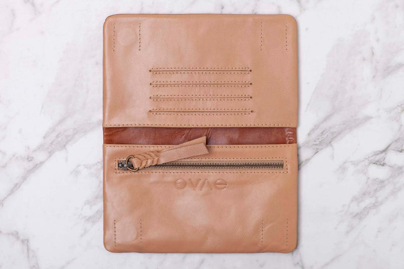 Agatha Soft Wallet Pecan