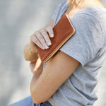 Agatha Soft Wallet Pecan