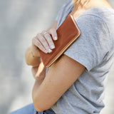 Agatha Soft Wallet Pecan