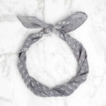 Bandana Head Scarf Grey