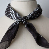 Bandana Head Scarf Washed Black