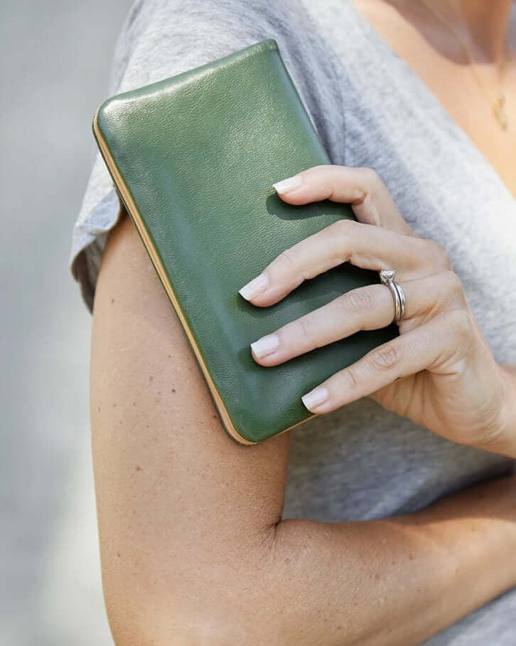 Agatha Soft Wallet Olive